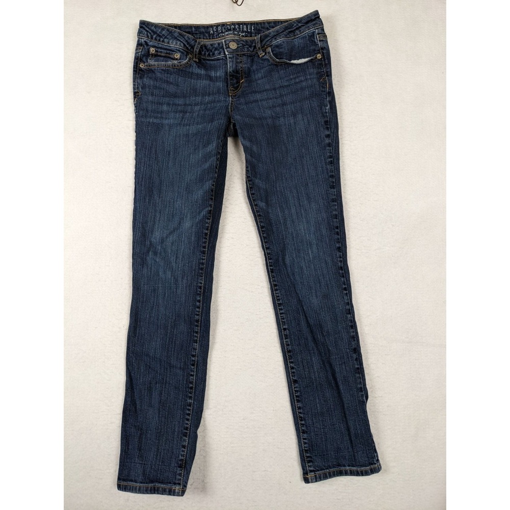 Aeropostale Womens‎ Jeans Size 8 Cotton Blend Blue